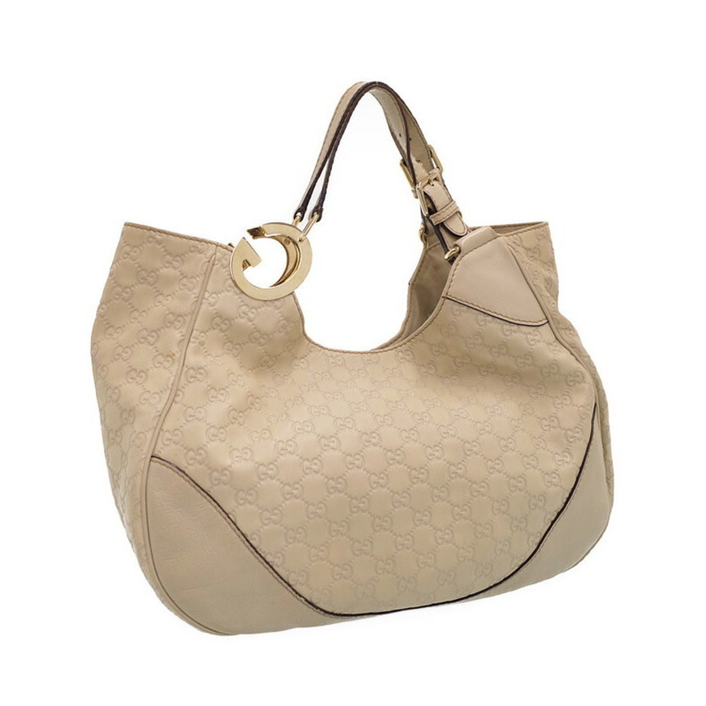 Gucci Charlotte tote ssima White beige leather